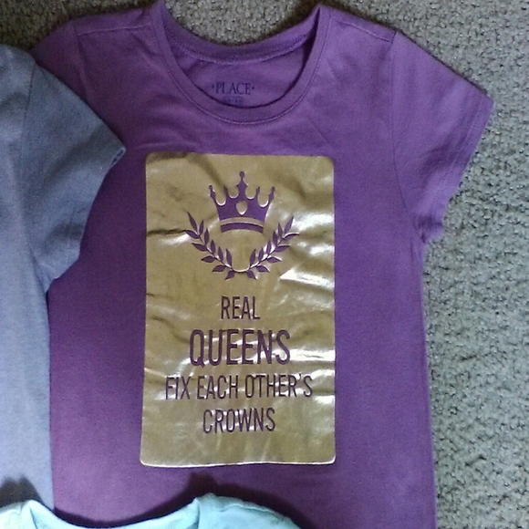 Children's Place girl Tees size 5-6 - Picture 3 of 5